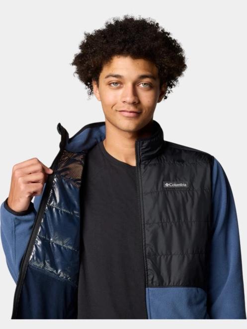 pulover polar pt. barbati Columbia Basin Butte Full Zip Fleece II albastru 5