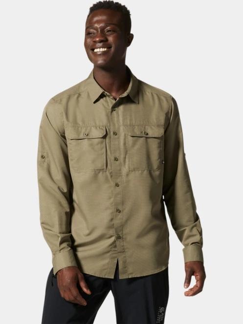 camasa de drumetie pt. barbati Mountain Hardwear Canyon Long Sleeve Shirt verde 2