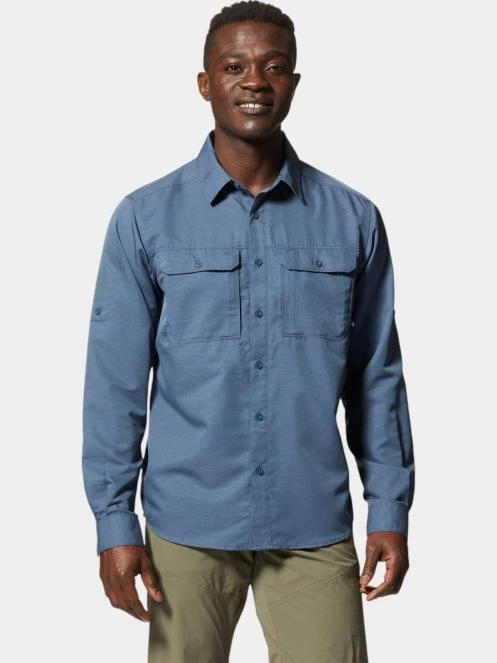 camasa de drumetie pt. barbati Mountain Hardwear Canyon Long Sleeve Shirt albastru 2