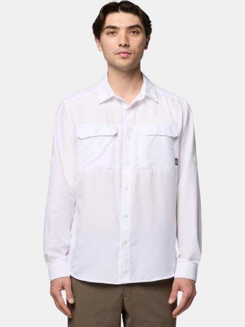 camasa de drumetie cu maneci lungi pt. barbati Mountain Hardwear Canyon Long Sleeve Shirt alb 2