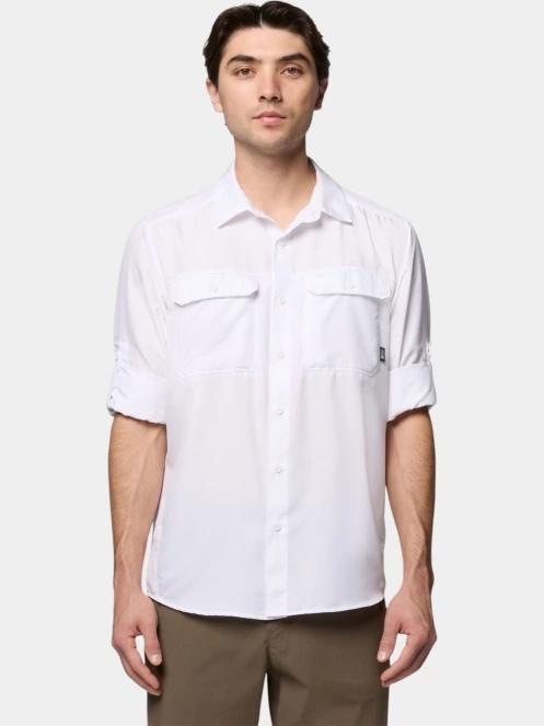 camasa de drumetie cu maneci lungi pt. barbati Mountain Hardwear Canyon Long Sleeve Shirt alb 6