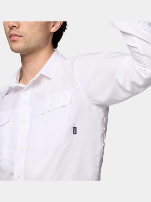 camasa de drumetie cu maneci lungi pt. barbati Mountain Hardwear Canyon Long Sleeve Shirt alb 7