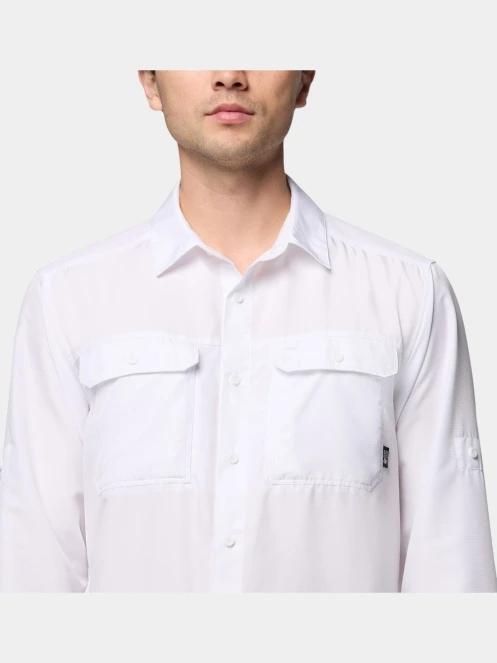 camasa de drumetie cu maneci lungi pt. barbati Mountain Hardwear Canyon Long Sleeve Shirt alb 8