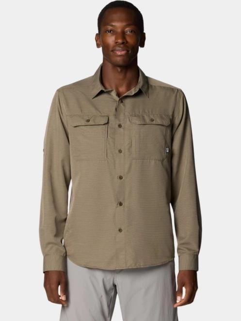 camasa de drumetie cu maneci lungi pt. barbati Mountain Hardwear Canyon Long Sleeve Shirt oliv 2