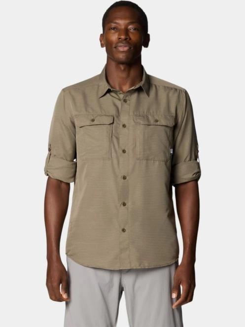 camasa de drumetie cu maneci lungi pt. barbati Mountain Hardwear Canyon Long Sleeve Shirt oliv 6