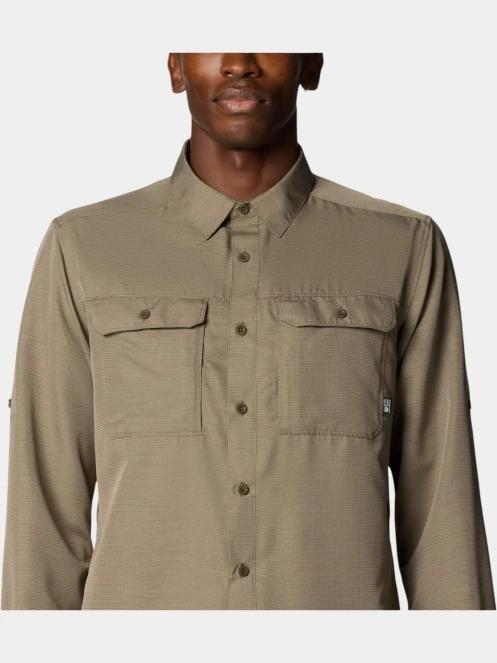 camasa de drumetie cu maneci lungi pt. barbati Mountain Hardwear Canyon Long Sleeve Shirt oliv 8