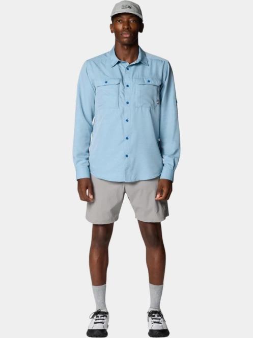 camasa de drumetie cu maneci lungi pt. barbati Mountain Hardwear Canyon Long Sleeve Shirt albastru 5