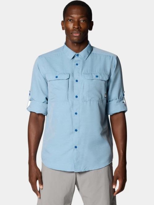 camasa de drumetie cu maneci lungi pt. barbati Mountain Hardwear Canyon Long Sleeve Shirt albastru 6