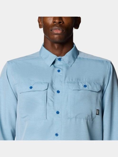 camasa de drumetie cu maneci lungi pt. barbati Mountain Hardwear Canyon Long Sleeve Shirt albastru 8