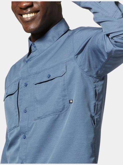 camasa de drumetie cu maneci lungi pt. barbati Mountain Hardwear Canyon Long Sleeve Shirt albastru inchis 8