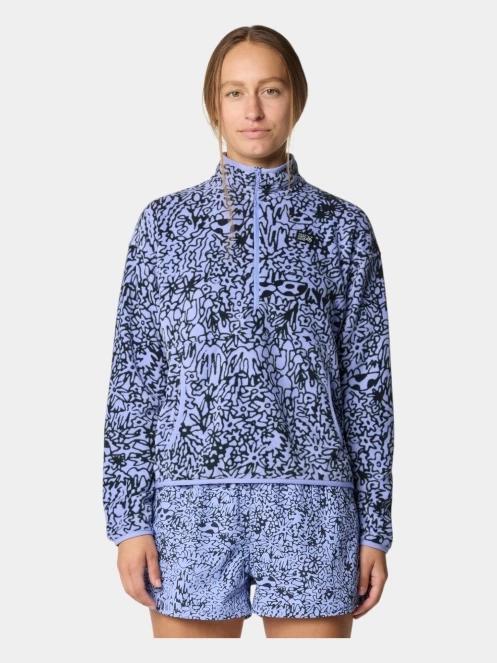 pulover polar pt. femei Mountain Hardwear Microchill Pullover albastru 2