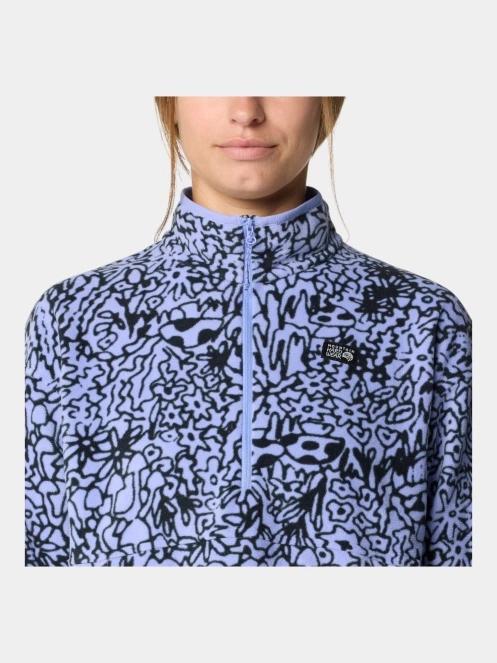 pulover polar pt. femei Mountain Hardwear Microchill Pullover albastru 7