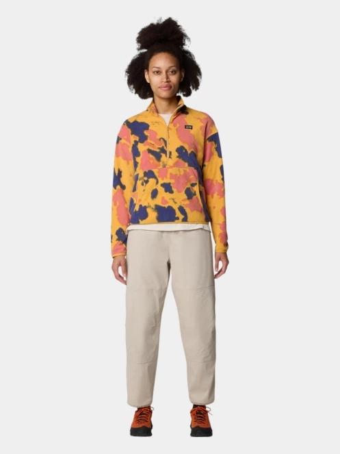 pulover polar pt. femei Mountain Hardwear Microchill Pullover galben 5