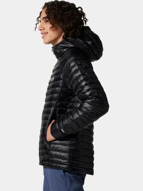 jacheta de puf pt. barbati Mountain Hardwear Ghost Whisperer Hoody negru 3