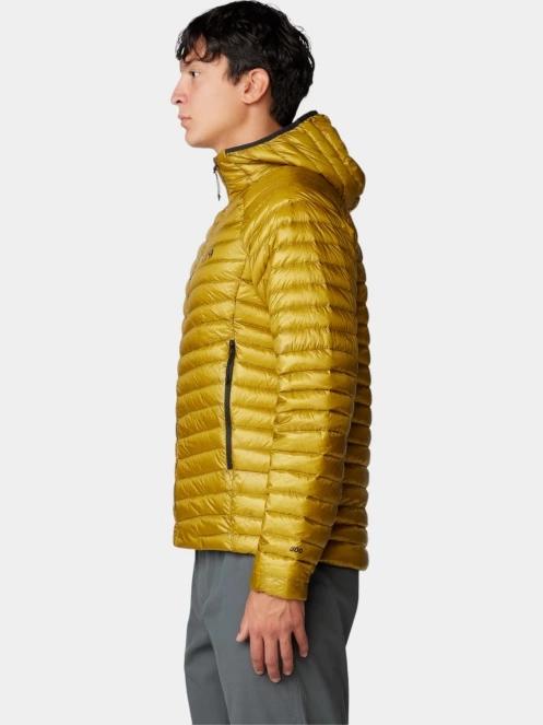 jacheta de puf pt. barbati Mountain Hardwear Ghost Whisperer Hoody maro 3