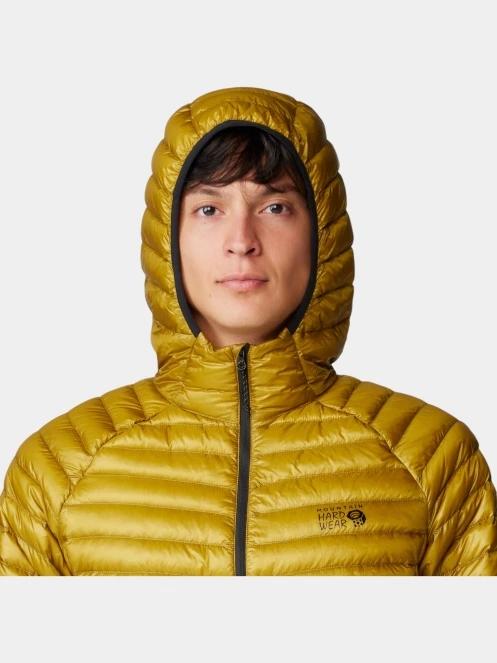 jacheta de puf pt. barbati Mountain Hardwear Ghost Whisperer Hoody maro 7