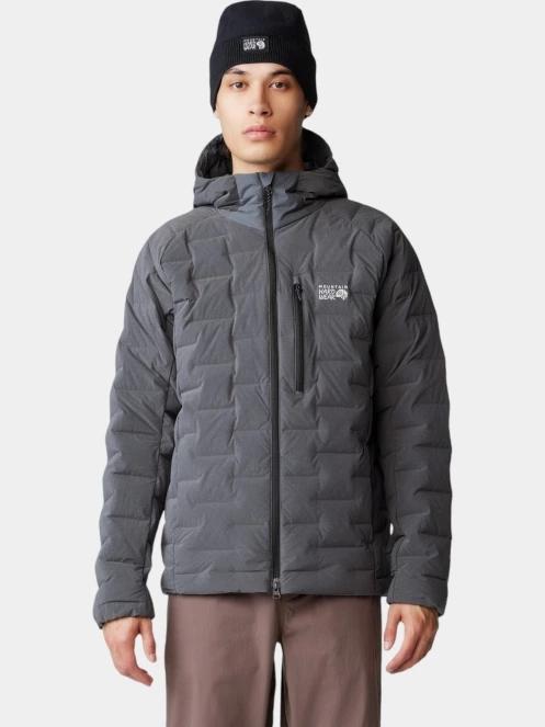jacheta de puf pt. barbati Mountain Hardwear Stretchdown Hoody negru 2