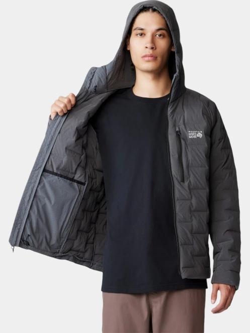 jacheta de puf pt. barbati Mountain Hardwear Stretchdown Hoody negru 6