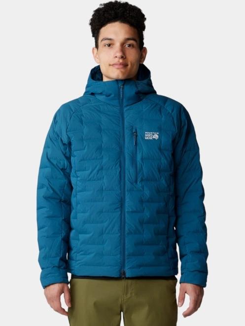 jacheta de puf pt. barbati Mountain Hardwear Stretchdown Hoody albastru 2