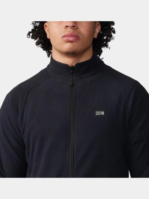 pulover polar pt. barbati Mountain Hardwear Microchill Full Zip Jacket negru 5