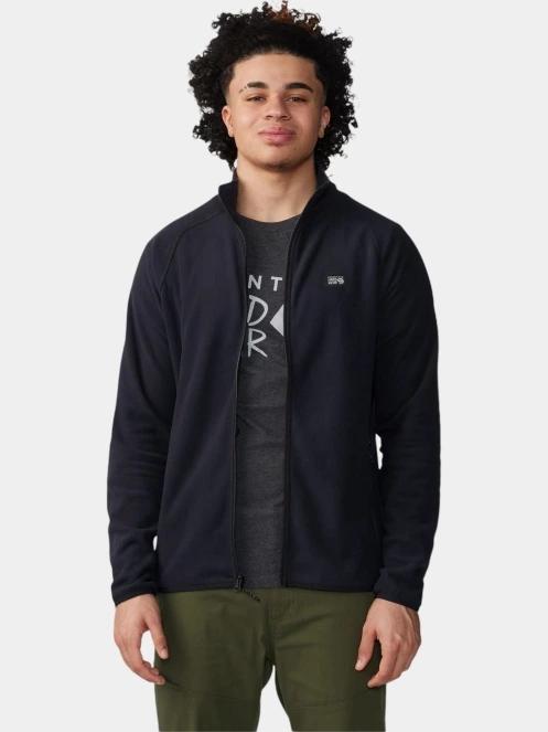 pulover polar pt. barbati Mountain Hardwear Microchill Full Zip Jacket negru 6