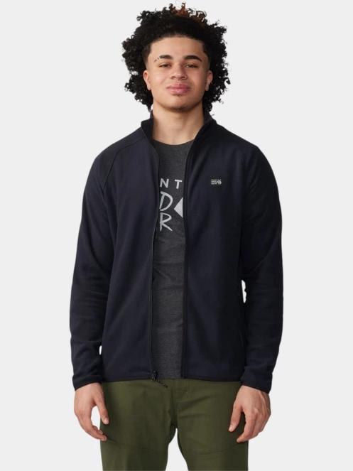 pulover polar pt. barbati Mountain Hardwear Microchill Full Zip Jacket negru 6