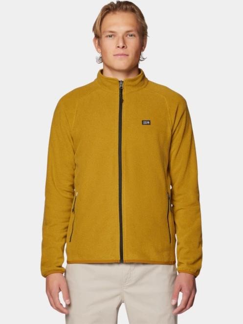 pulover polar pt. barbati Mountain Hardwear Microchill Full Zip Jacket galben 2