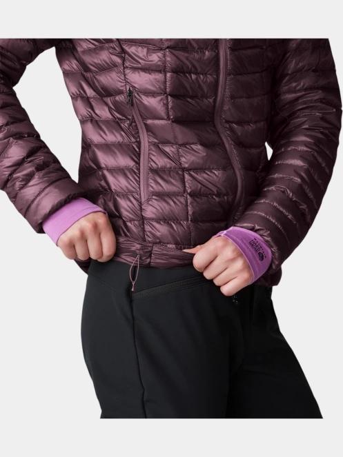 jacheta de puf pt. femei Mountain Hardwear Ghost Whisperer Hoody bordo 8