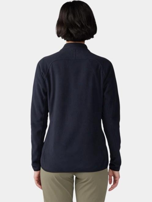 pulover polar pt. femei Mountain Hardwear Microchill Full Zip Jacket negru 4