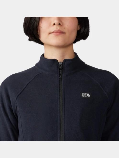 pulover polar pt. femei Mountain Hardwear Microchill Full Zip Jacket negru 6