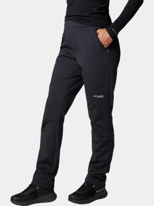 pantaloni de drumetie pt. femei Columbia Vast Canyon High-Rise Softshell Pant negru 3