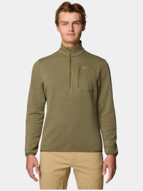 pulover pt. barbati Mountain Hardwear Route Out 1/2 Zip verde 2