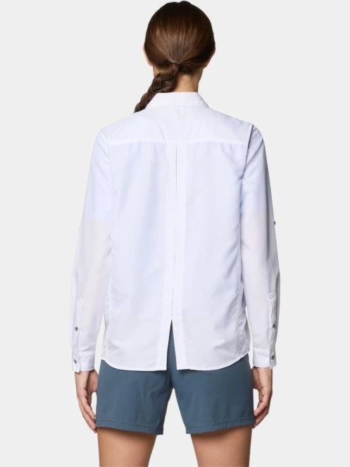 camasa de drumetie cu maneci lungi pt. femei Mountain Hardwear Canyon Long Sleeve alb 4