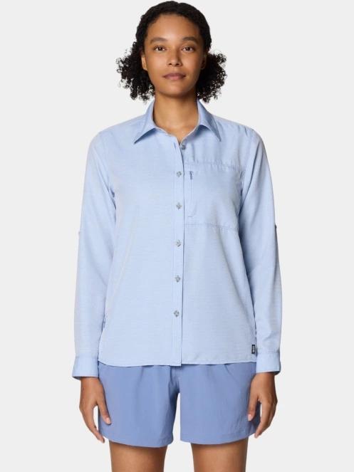 camasa de drumetie cu maneci lungi pt. femei Mountain Hardwear Canyon Long Sleeve albastru 2