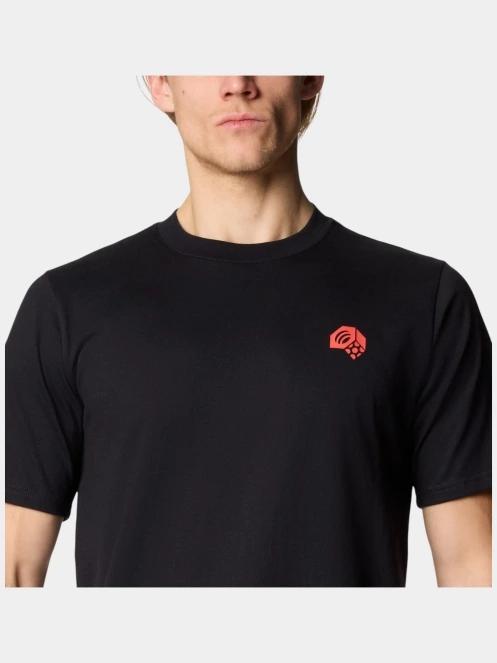 tricou cu maneci scurte pt. barbati Mountain Hardwear MHW Circle Short Sleeve negru 6