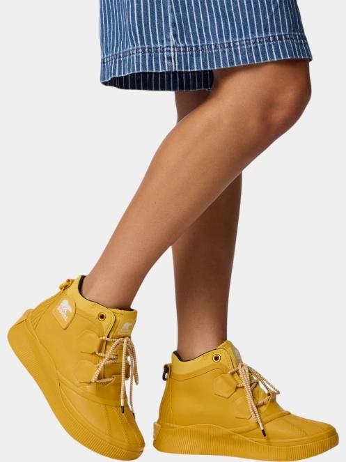 pantofi de top inalt pt. femei Sorel Out N About IV Splashy WP galben 3
