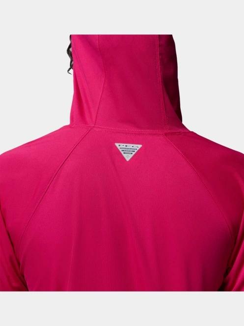 tricou cu maneci lungi, pentru sport pt. femei Columbia Tidal Tee II Hoodie magenta 7