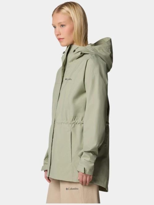 haine de ploaie pt. femei Columbia Hikebound II Long Jacket verde 3