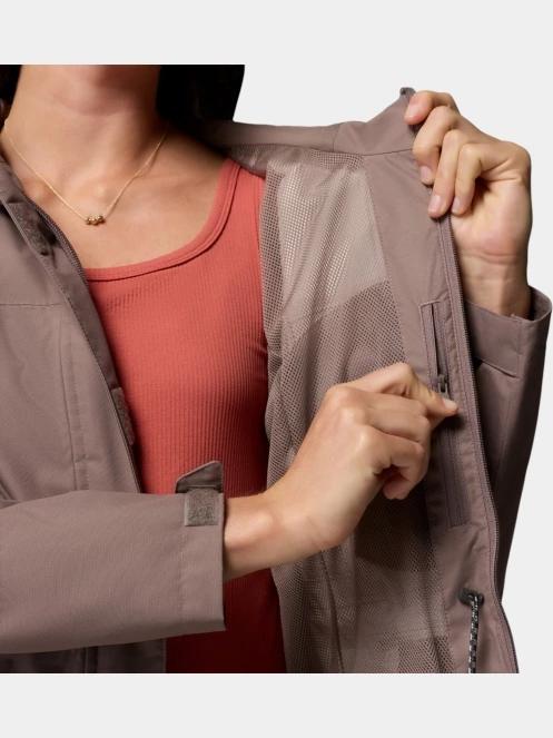 haine de ploaie pt. femei Columbia Hikebound II Long Jacket maro 7