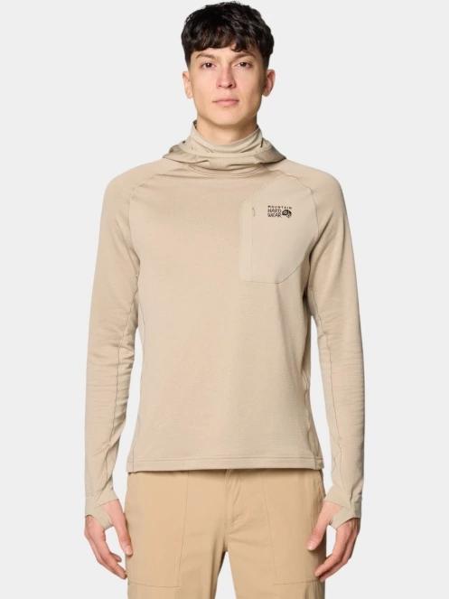 pulover pt. barbati Mountain Hardwear Trail Pullover Hoody nisip 2