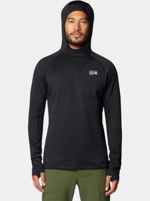 pulover cu gluga pt. barbati Mountain Hardwear Up First™ Tech Fleece Hoody negru 5