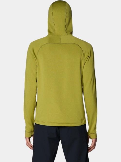 pulover cu gluga pt. barbati Mountain Hardwear Up First™ Tech Fleece Hoody verde 4