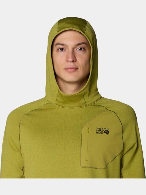pulover cu gluga pt. barbati Mountain Hardwear Up First™ Tech Fleece Hoody verde 6