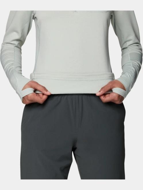 pulover polar pt. femei Mountain Hardwear Up First™ Tech Fleece Quarter Zip gri 6