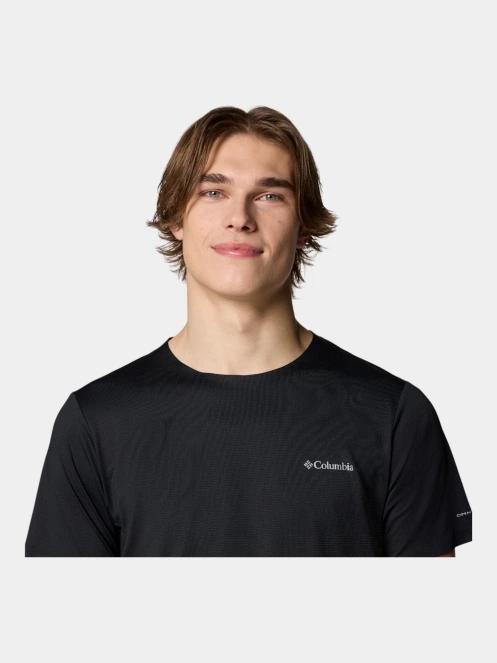 tricou pentru sport, cu maneci scurte pt. barbati Columbia Three Pitch Short Sleeve Crew negru 5
