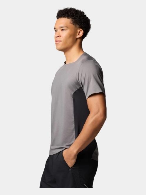 tricou pentru sport, cu maneci scurte pt. barbati Columbia Three Pitch Short Sleeve Crew gri 3