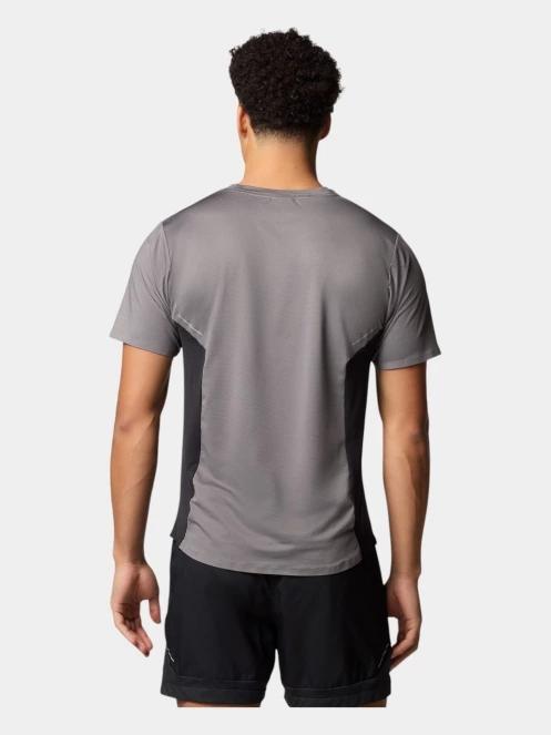 tricou pentru sport, cu maneci scurte pt. barbati Columbia Three Pitch Short Sleeve Crew gri 4