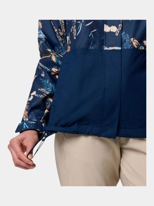 haine de ploaie pt. femei Columbia Hikebound Printed Jacket albastru 8