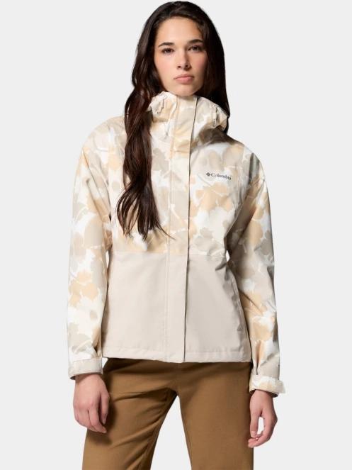 haine de ploaie pt. femei Columbia Hikebound Printed Jacket nisip 2