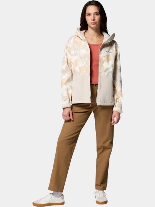 haine de ploaie pt. femei Columbia Hikebound Printed Jacket nisip 5